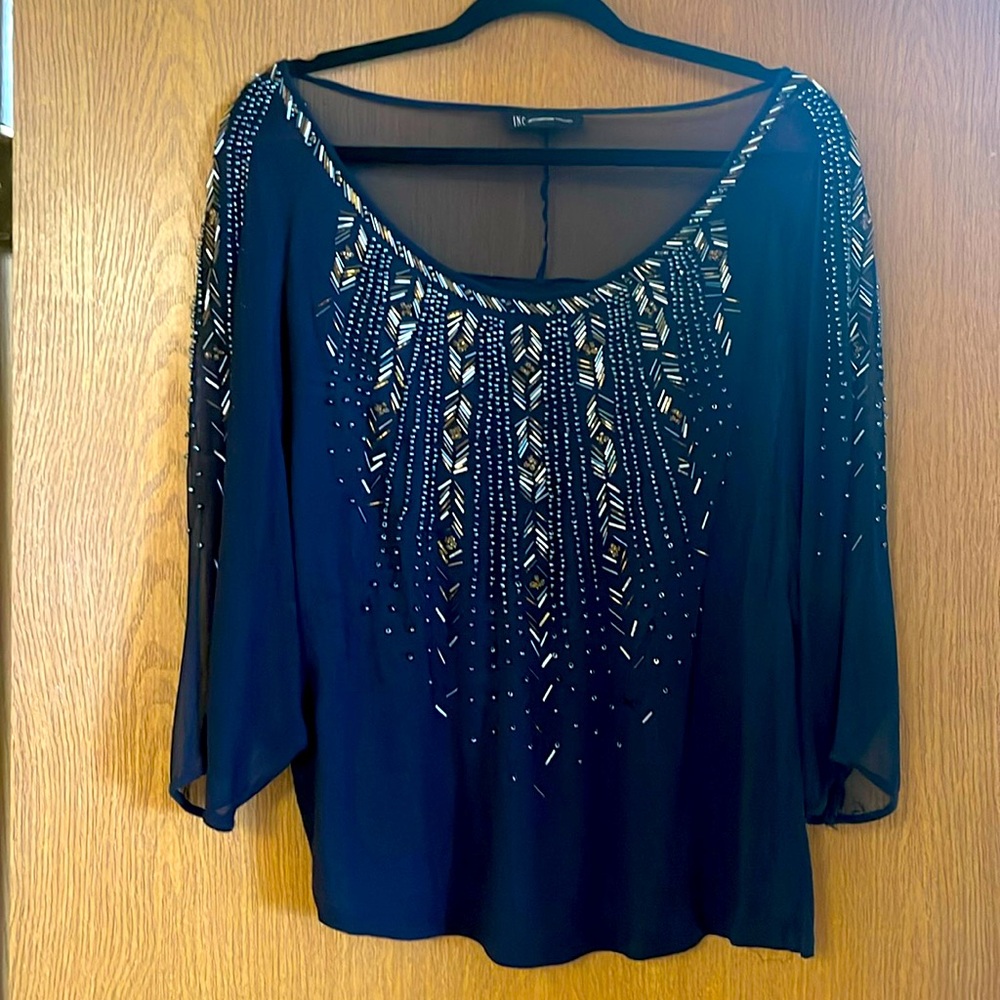 INC Beaded Blouse